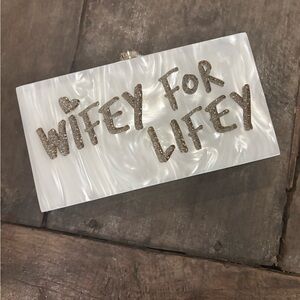 Cleo Wifey For Lifey Clutch Bag